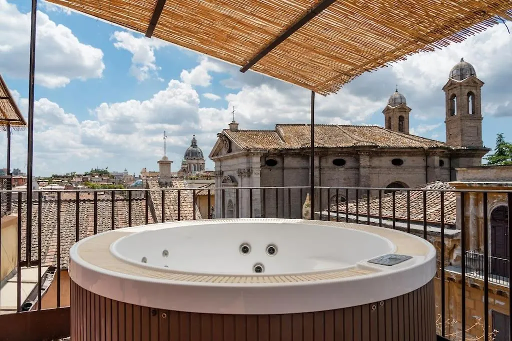 Sky Domus Rome Historic Center Penthouse With Jacuzzi Apartment