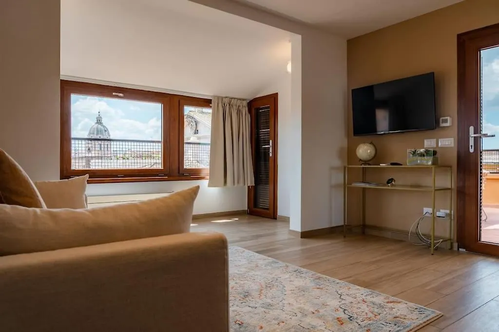 Sky Domus Rome Historic Center Penthouse With Jacuzzi Apartment